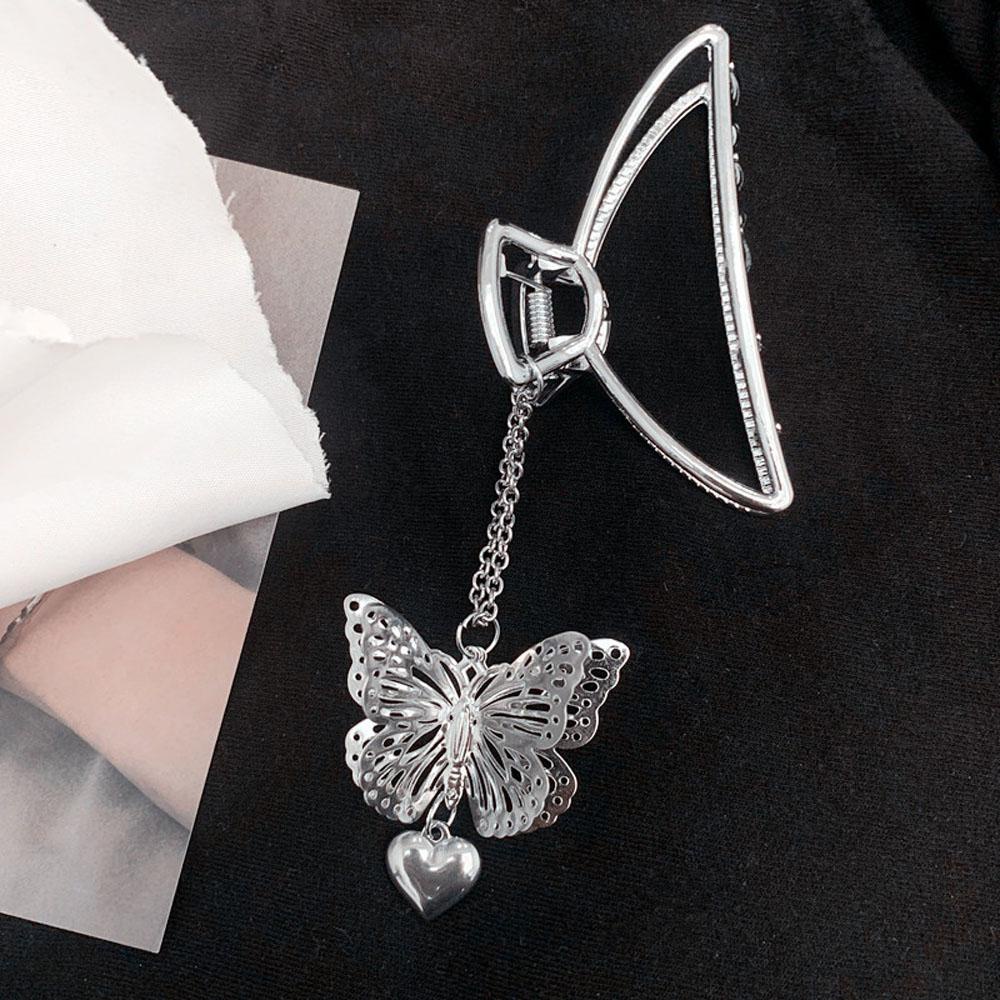 Kẹp Tóc Càng Cua Rỗng Hình Bướm Thời Trang Dự Tiệc Cho Bạn Gái