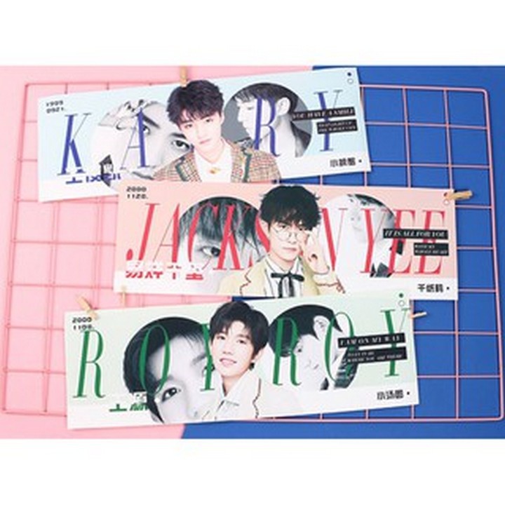 Banner TFboys ảnh treo thần tượng banner cổ vũ nhóm nhạc idol trang trí bàn học trang trí nhà cửa đẹp