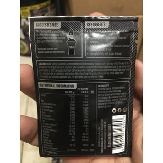 COMBO 5 SAMPLE APPLIED NUTRITION ABE PRE WORKOUT 1SER Gói Thử 1 lần dùng(11 Gram)