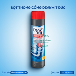 Bột thông cống Denkmit, bột thông tắc đường ống, bồn cầu, chậu rửa, Hàng Đức chính hãng