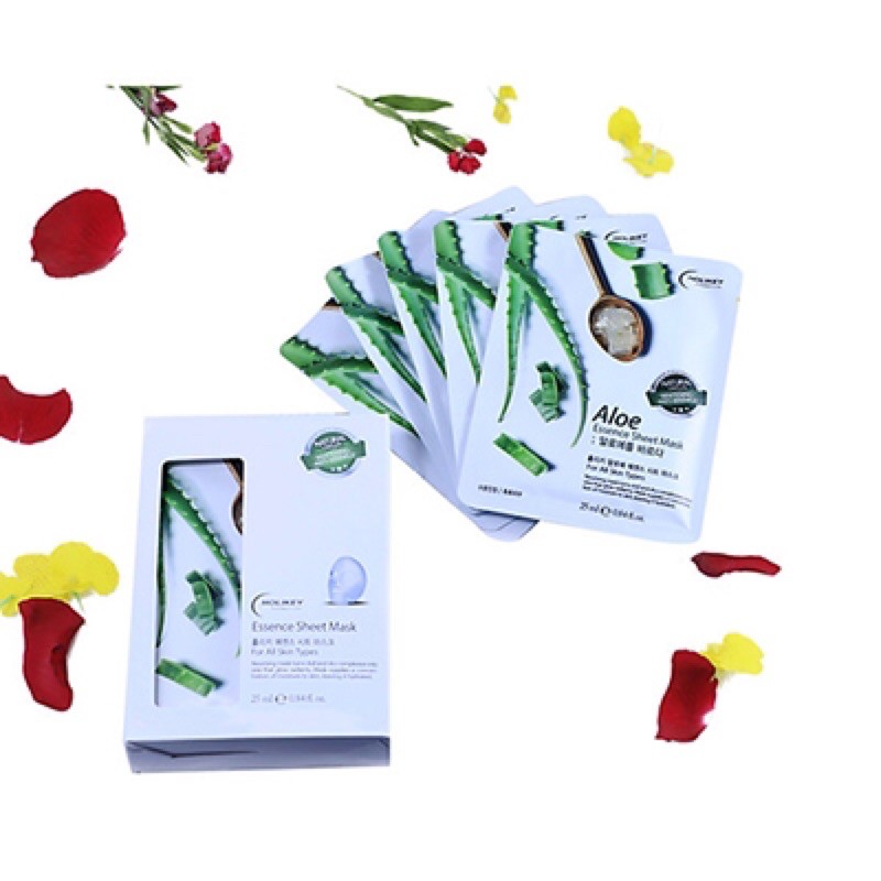 Mặt Nạ Holikey Aloe Essence Sheet Mask Tinh Chất Lô Hội Thiên Nhiên 25ml