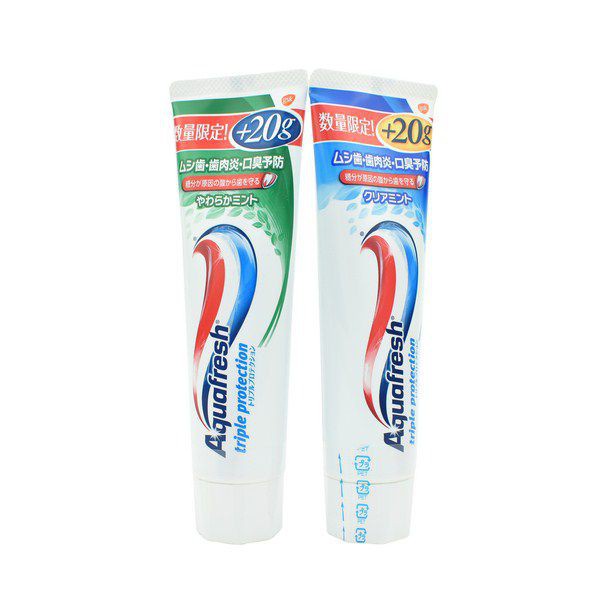 Kem Đánh Răng Aquafresh Triple Protection 140g + 20g - Nhật Bản