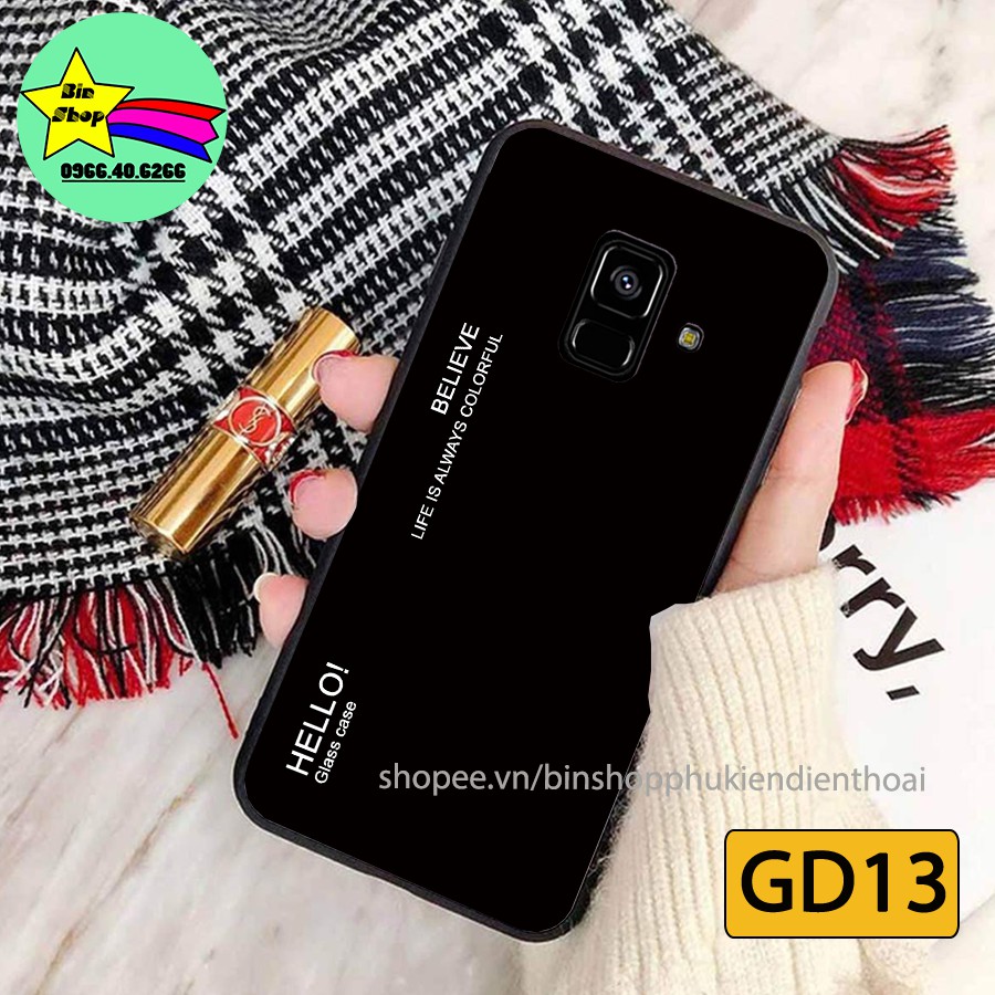 Ốp lưng kính Samsung A6 2018 - A5 2018 - A8 2018 - J6 2018 - Ốp lưng điện thoại Samsung cao cấp, sang trọng, siêu đẹp