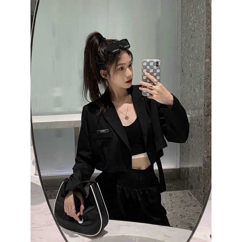 Áo vest dáng ngắn cá tính (ảnh thật)