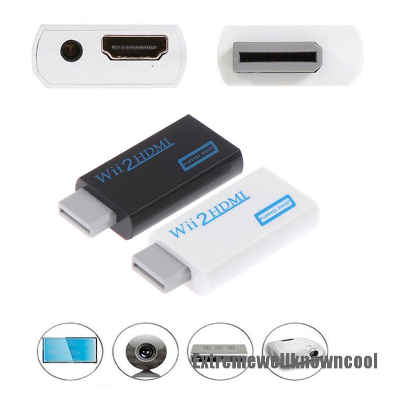 Đầu Chuyển Đổi Từ Wii Sang Hdmi Wii2Hdmi Full Hd Fhd 1080p 3.5mm