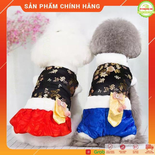 Áo cho chó HanBok (한복) ️ FREESHIP ️ Thời trang chó mèo, áo Hanbok tết truyền thống Hàn Quốc, mẫu áo mùa đông