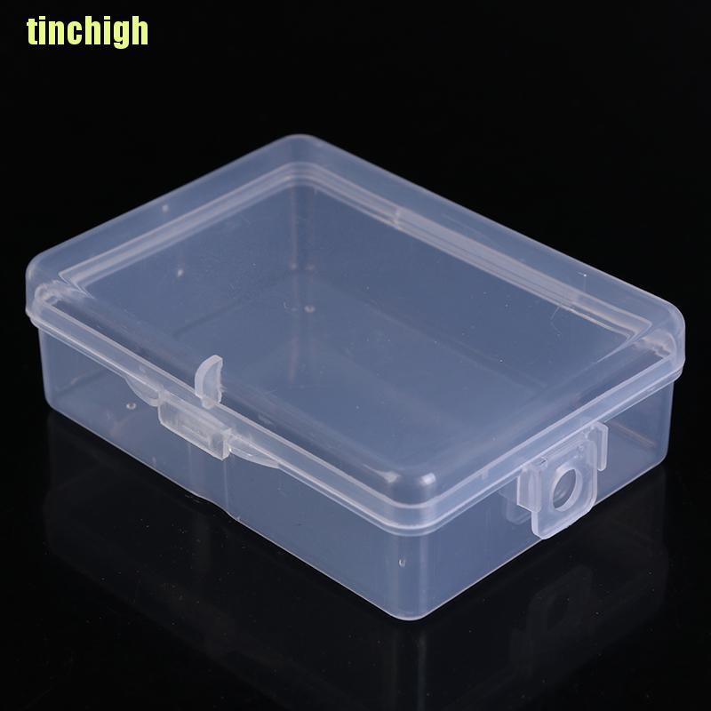 Bộ 10 Hộp Nhựa Trong Suốt Hình Chữ Nhật Đựng Đồ Tiện Dụng