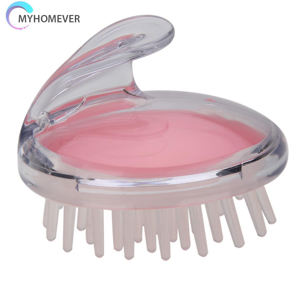 [Hàng mới về] Bàn chải gội đầu massage bằng silicone chất lượng