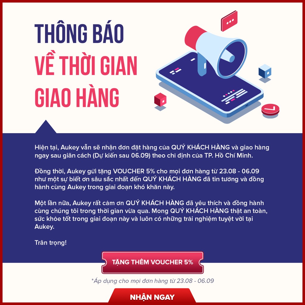 Pin Dự Phòng 20000mAh AUKEY PB-Y23, QC 3.0, PD 18W, Cổng Lightning In 18W