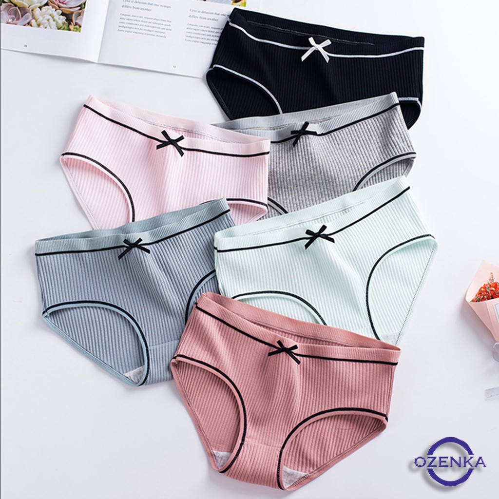 [ Mã 12FASHIONSALE1 giảm 10K đơn 50K ] [ CHỌN MÀU Quần lót nữ cotton len tăm dễ thương size M L NUTA 073 | BigBuy360 - bigbuy360.vn