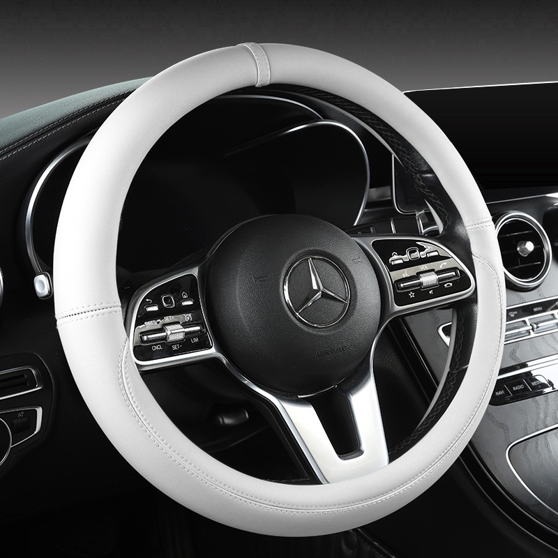 Xe hơi bọc da sợi carbon bọc vô lăng Phụ kiện nội thất 38cm cho Toyota CHR Vios Yaris Camry Corolla Car Styling