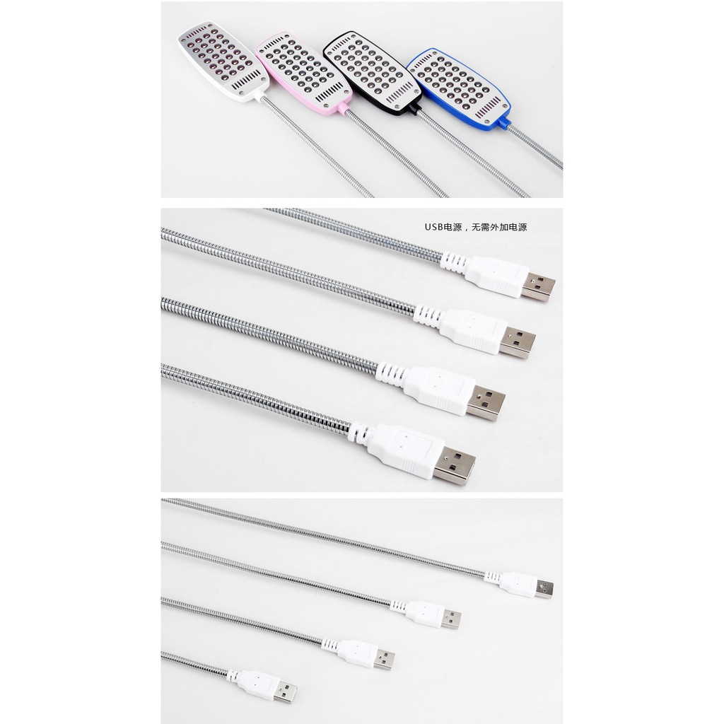 Đèn LED 28 bóng cổng USB uốn dẻo 360 (Màu ngẫu nhiên) | BigBuy360 - bigbuy360.vn