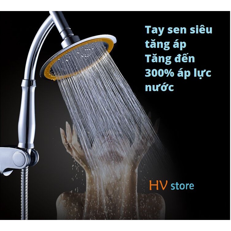 Tay sen tắm siêu tăng áp HS01, rộng 15cm