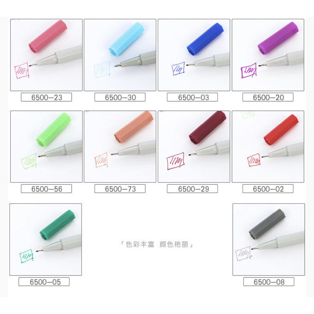 Bút Line STA 6500 (Giá 01 cây) Nhiều Màu (Inbox shop chọn màu) Ngòi 0.4mm, DIY Trang Trí, Phác Thảo, Highlight (26 màu)