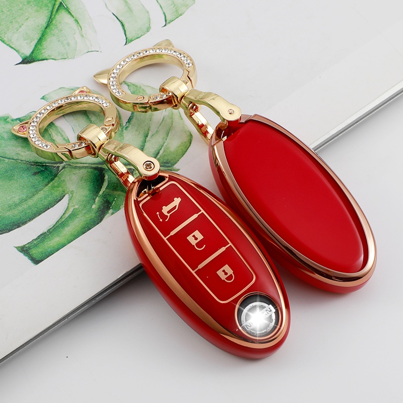 Vỏ TPU Bảo Vệ Chìa Khóa Điều Khiển Từ Xa Cho Xe Hơi Nissan Qashqai X-Trail Versa T31 T32 Juke J10 J11 Tiida Altima Pathfinder Kicks For Infiniti Nissan Juke Leaf Micra K12 Note Patrol Qashqa