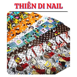 Foil dán móng hoạ tiết Mickey Thiên Di Nail