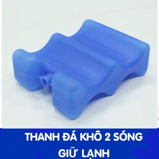 Thanh Đá khô 2 sóng giữ lạnh sữa và thực phẩm - sử dụng kèm túi giữ nhiệt được 10 tiếng