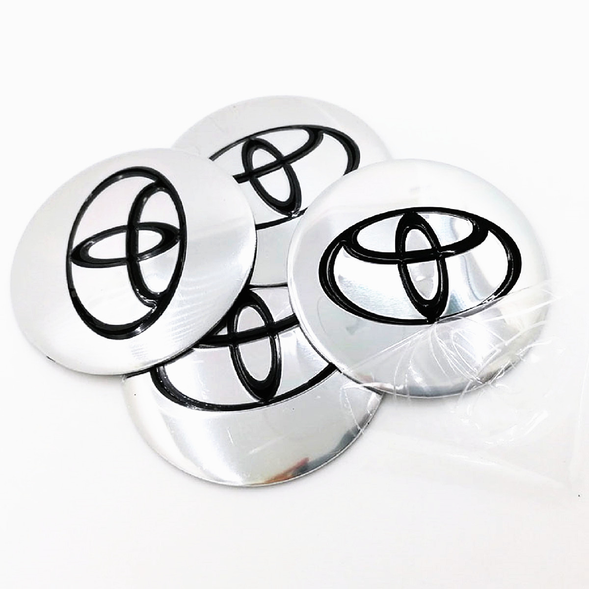 Set 4 Nắp Chụp Mâm Bánh Xe Hơi Toyota 56mm For FJ Cruiser RAV4 CROWN REIZ PRIUS COROLLA VIOS PRADO COASTER LAND CRUISER