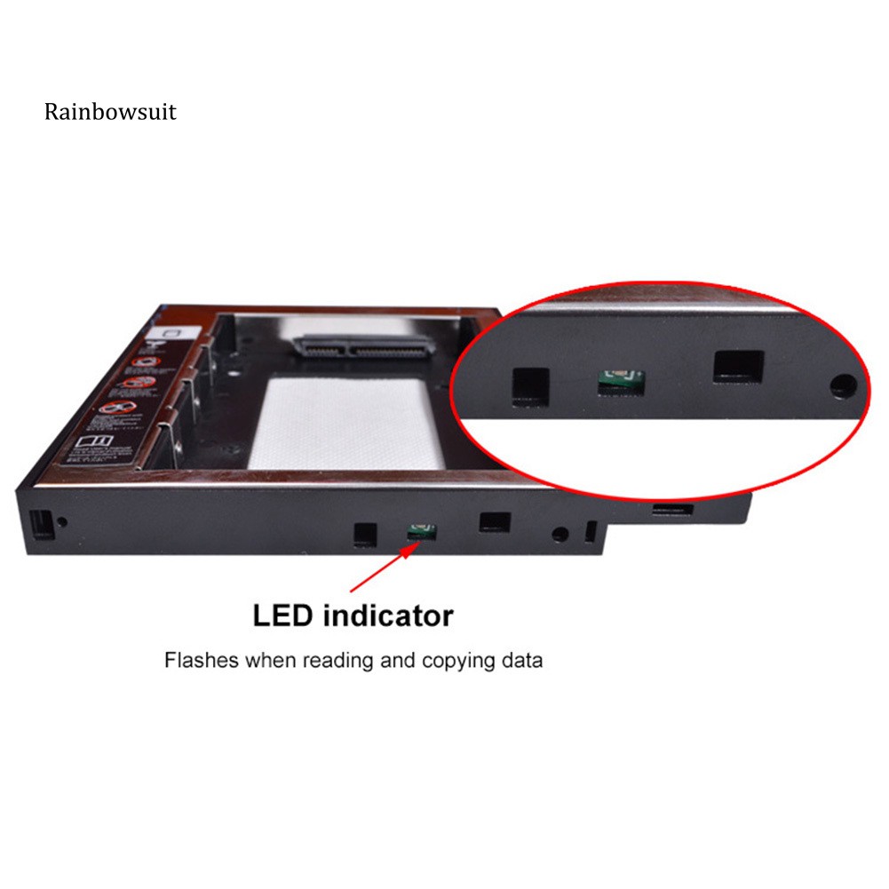 Khay Đựng Ổ Cứng Ngoài 9.5mm 2.5inch Sata 3.0 Kèm Phụ Kiện