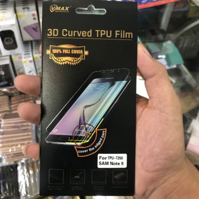 Dán dẻo TPU samsung galaxy note 9 chính hãng vmax