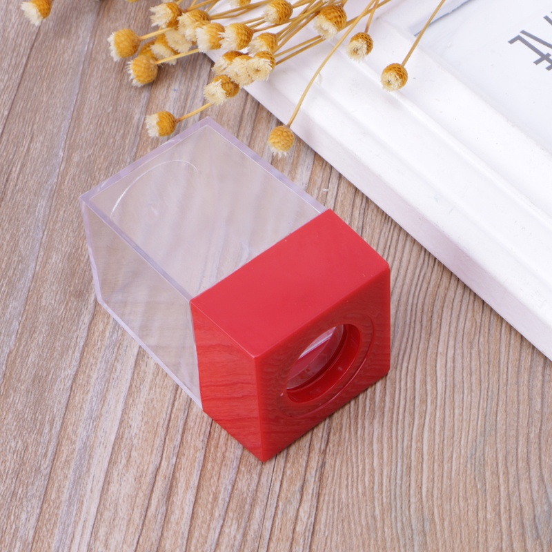 1 Hộp Đựng Giấy Tờ Hình Vuông Có Kẹp Màu Sắc Ngẫu Nhiên