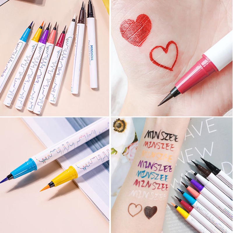 Bút Kẻ Mắt Dạng Lỏng Màu Sắc Thời Trang Kháng Nước Hiệu Quả