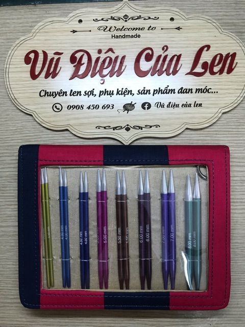 Bộ kim Đan vòng Knitpro Zing