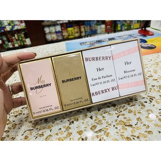 Set nước hoa BURBERRY 4 mùi, 4 chai mini