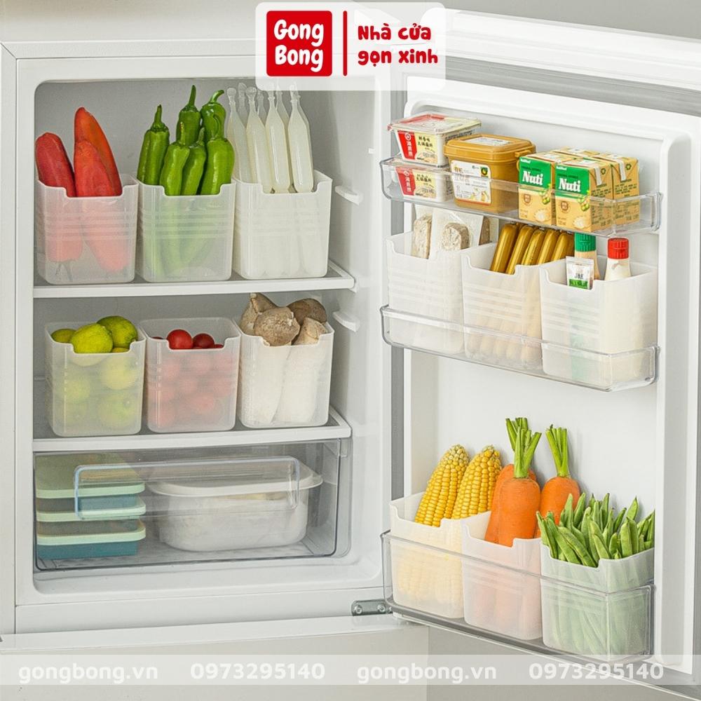 Hộp đựng đồ ăn thực phẩm rau củ tủ lạnh đa năng bằng nhựa tiện lợi cao cấp