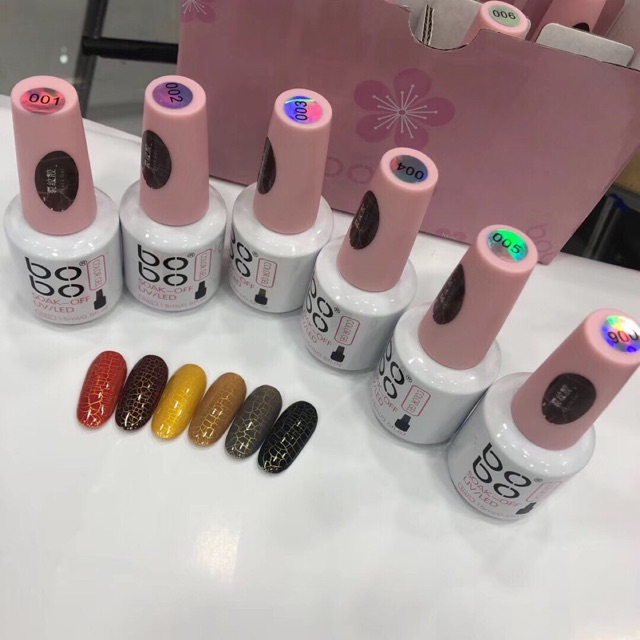 Sơn gel nứt bobo chuyên sơn móng tay chân 270k/1 set