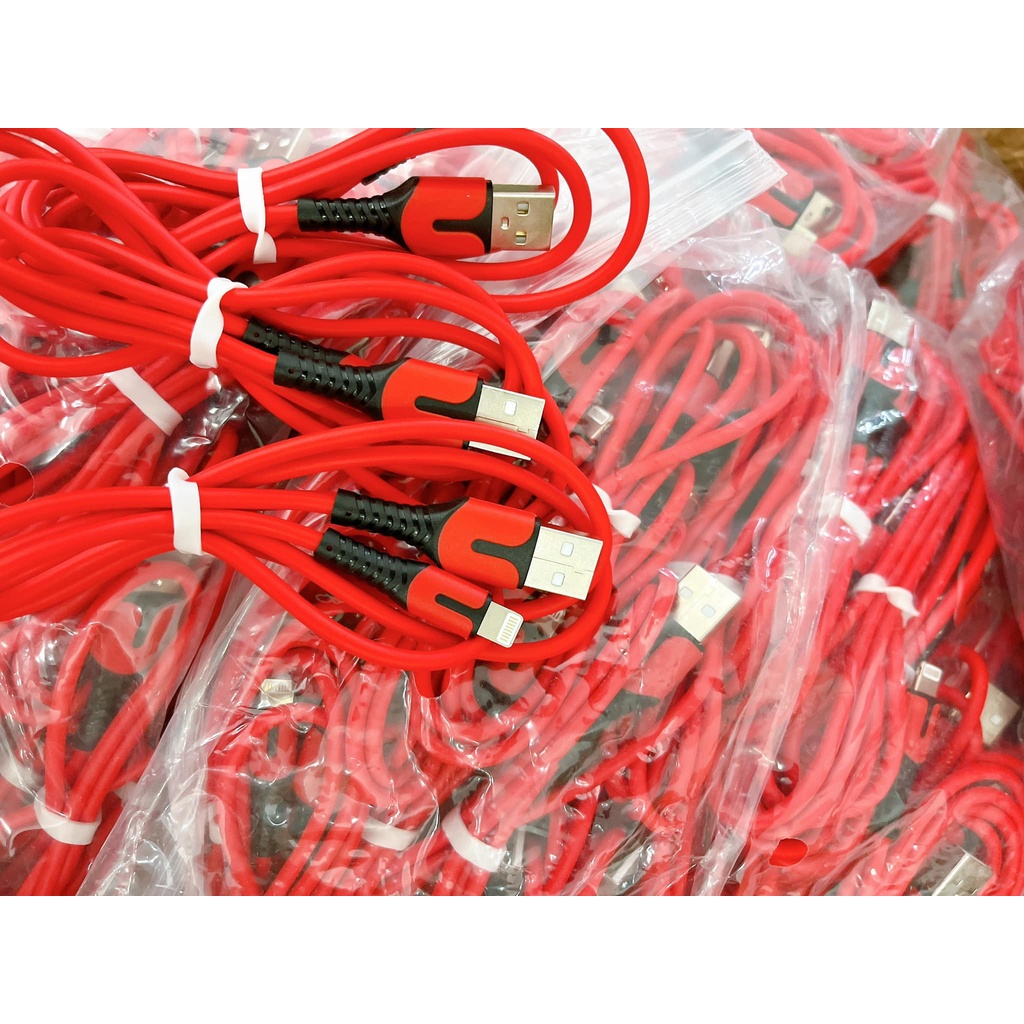 Dây Cáp Sạc Linghtning LED Vỏ Silicon Dẻo dùng cho IP5/6/6s/6sPlus/7/8/7Plus/8Plus/X/Xsmax