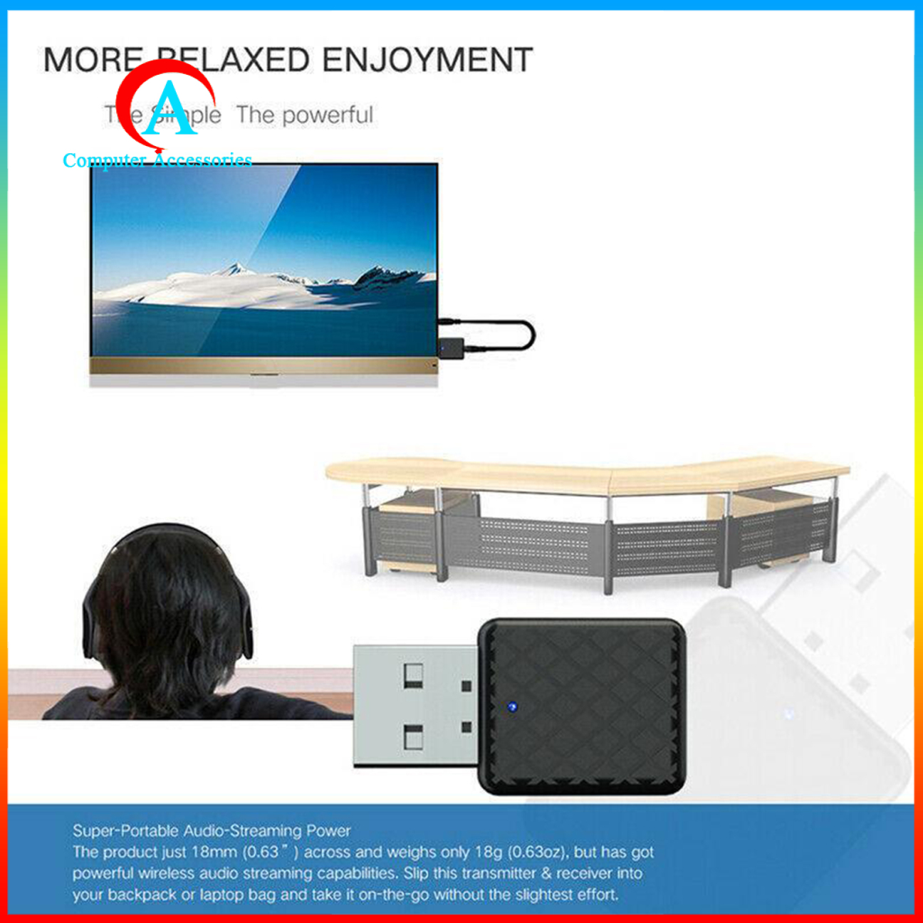 Bộ Chuyển Đổi Usb Bluetooth 5.0 Cho Tai Nghe Pc Windows 10 / 8 / 8.1 | BigBuy360 - bigbuy360.vn