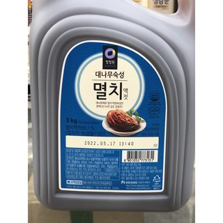 Can 3Kg Nước Mắm Cá Cơm Hàn Quốc Daesang