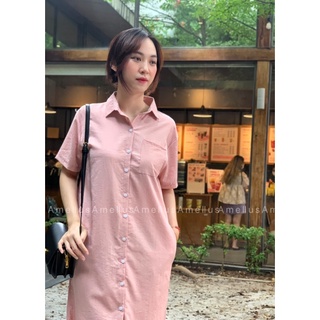 Đầm sơ mi suông