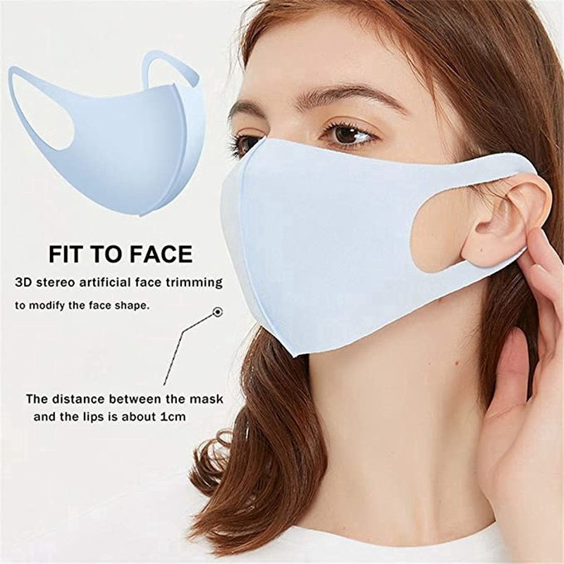 Khẩu trang xốp màu đen chống bụi chống gió thoáng khí có thể điều chỉnh