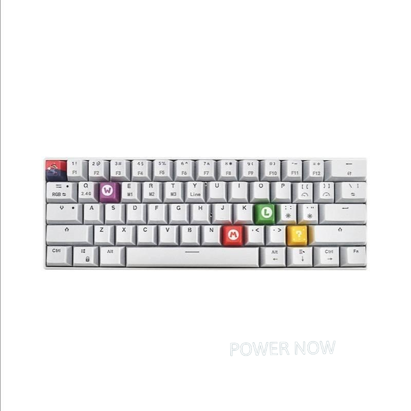 Bộ Keycaps  PBT Lẻ 10 Phím Và Keycap Mario, Pacman 5 Phím. OEM Profile Cho Bàn Phím Cơ