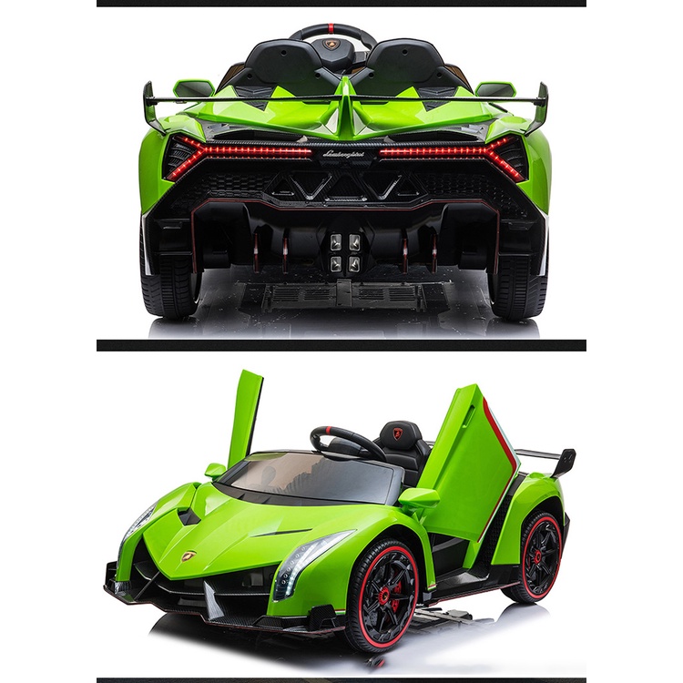 Xe ô tô điện 2 chỗ ngồi trẻ em bản quyền Lamborghini