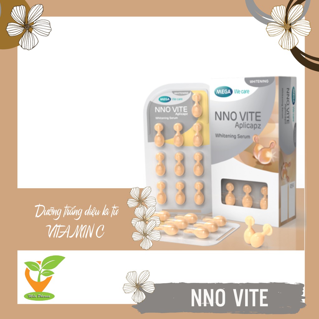 VIÊN VITAMIN NNO VITE 30v - Da trắng và sáng màu, dưỡng sâu bên trong [serum dưỡng trắng]