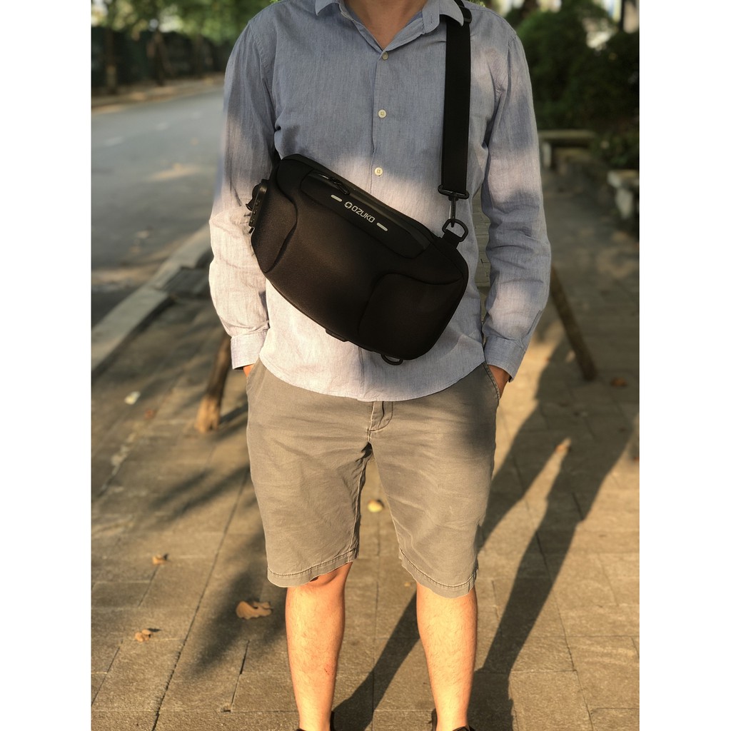 (Chính hãng) Túi đeo chéo nam Ozuko chính hãng chống nước siêu bền - bảo hành 12 tháng | BigBuy360 - bigbuy360.vn