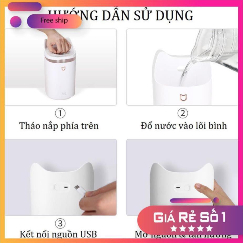 ⚡️Máy Phun Sương Tạo Độ Ẩm Loại- Lớn 3000ML⚡️ Khuếch Tán Không Khí Trong Xe Ôtô, Văn Phòng, Spa, Phòng Ngủ, Phòng Trẻ Em