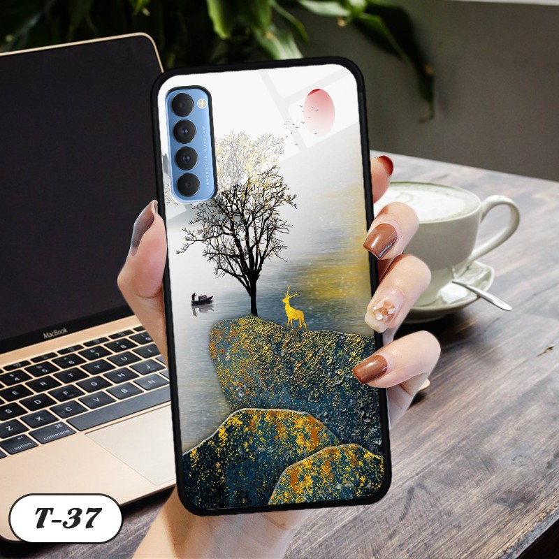 Ốp kính 3D Oppo Reno 4 Pro