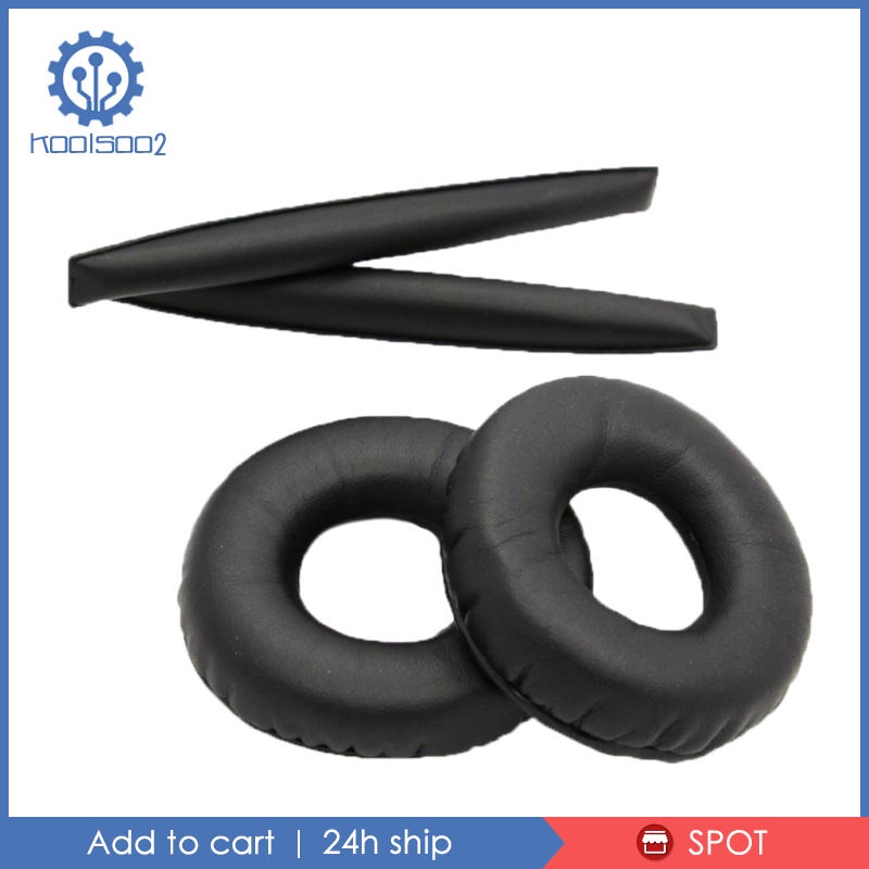 Bộ 2 Miếng Đệm Tai Nghe + Đệm Đầu Thay Thế Cho Sennheiser HD25 HD25-1