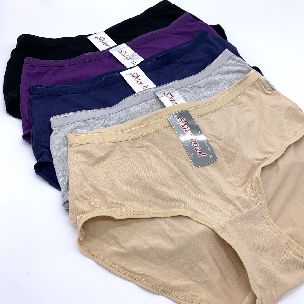 Quần lót nữ chíp Thái Lan Sisterhood bigsize cotton mềm mát nhẹ co dãn tốt size 40 - 75kg QSH5134