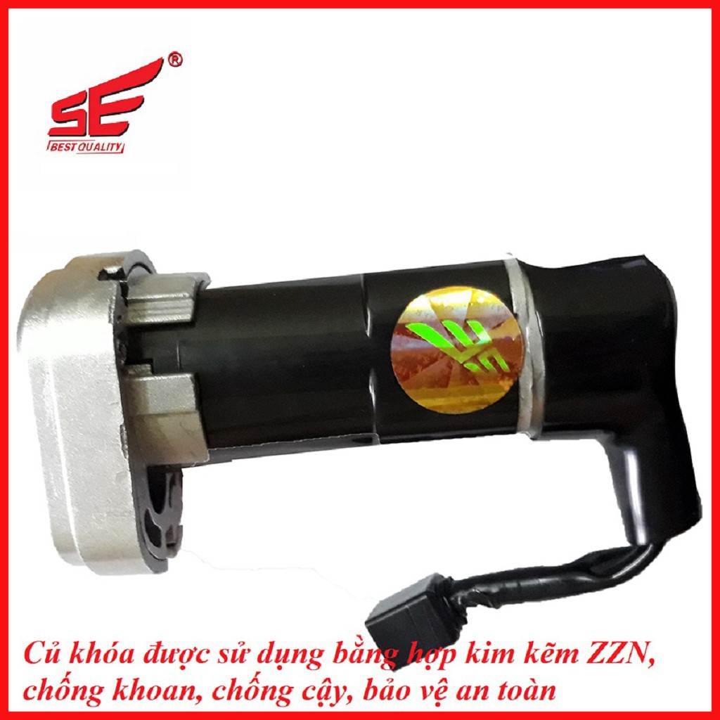 Bộ ổ khóa xe máy WAVE BLADE 110cc năm 2016 2 cạnh thương hiệu SE