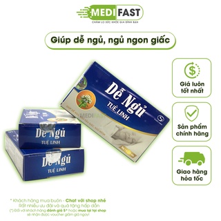 Dễ ngủ Tuệ Linh giúp dễ ngủ - hỗ trợ giúp ngủ ngon - Mẫu mới - Hộp 10 viên