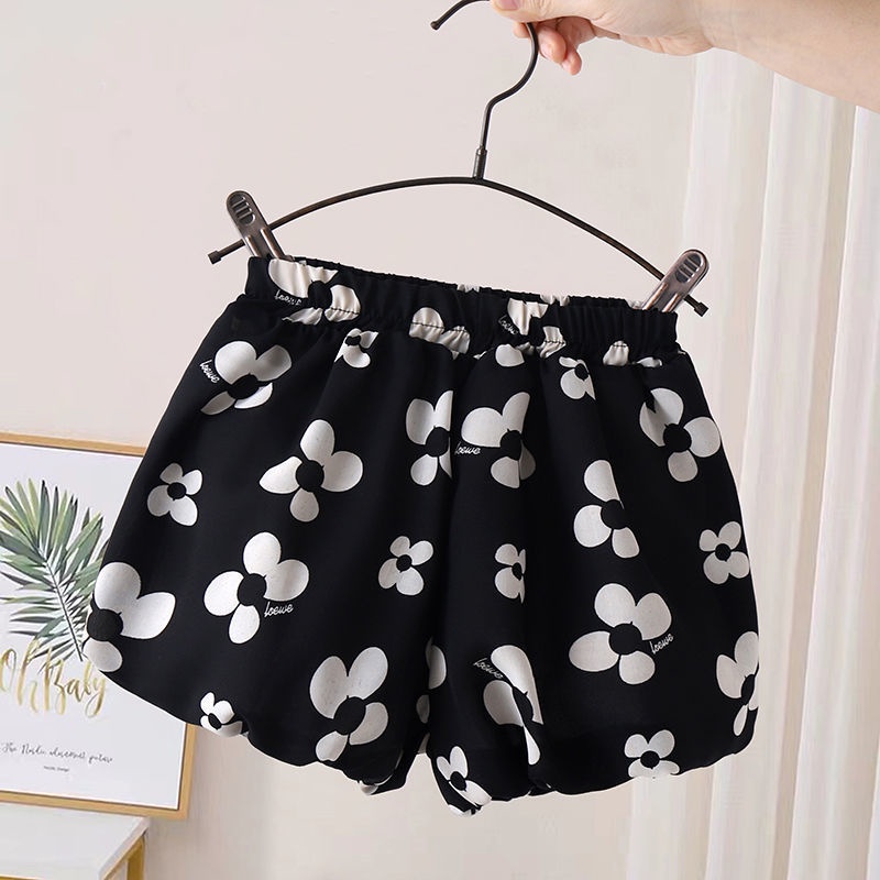 Quần Short Dáng Rộng Thiết Kế Mới Thời Trang Mùa Hè Theo Phong Cách Hàn Quốc Cho Bé Gái