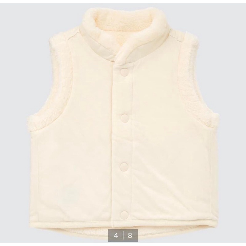 Áo gile lông cừu baby uniqlo