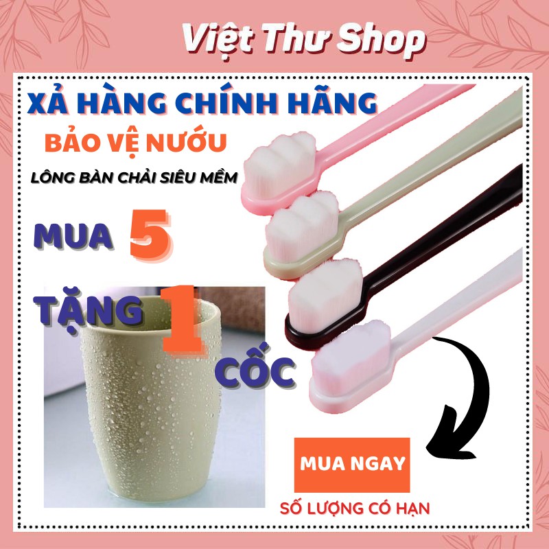 Bàn chải đánh răng vạn sợi lông bảo vệ nướu răng ngày càng chắc khỏe - Việt Thư | BigBuy360 - bigbuy360.vn