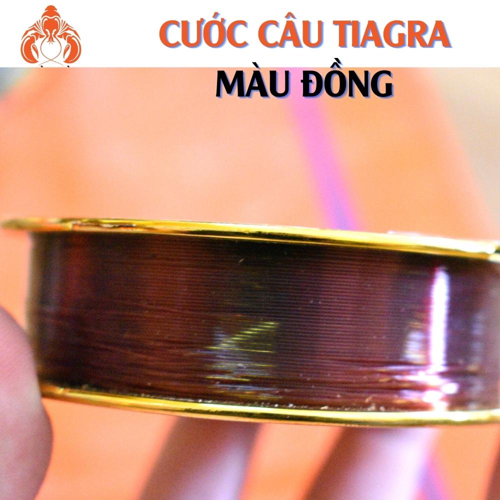 Cước Câu Cá, dây câu cá Tiagra 100m màu đồng size 2 - 10 độ bền 9/10