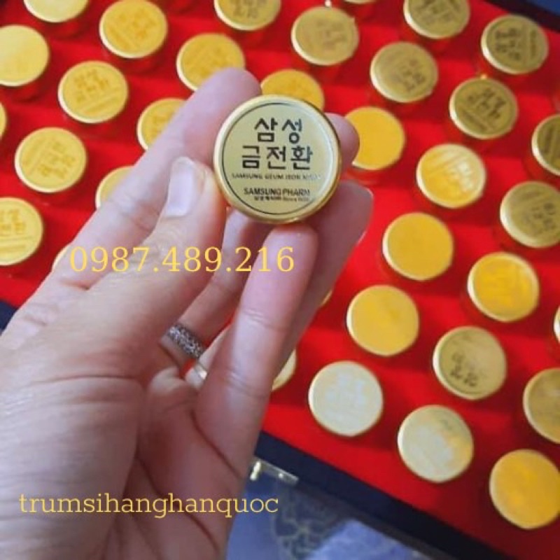 An Cung Ngưu Hoàng Cao Cấp Hộp Gỗ 60 Viên Hàn Quốc